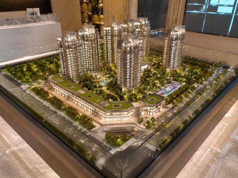 夏河县地产楼盘建筑沙盘模型
